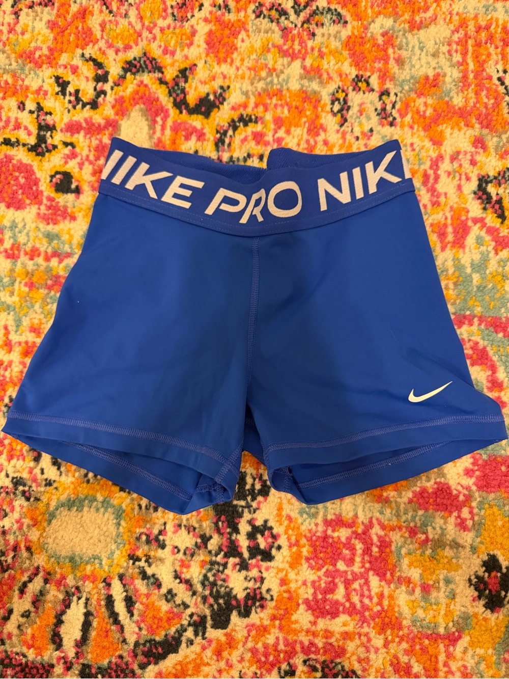Nike Blue Pro Compression Training Shorts